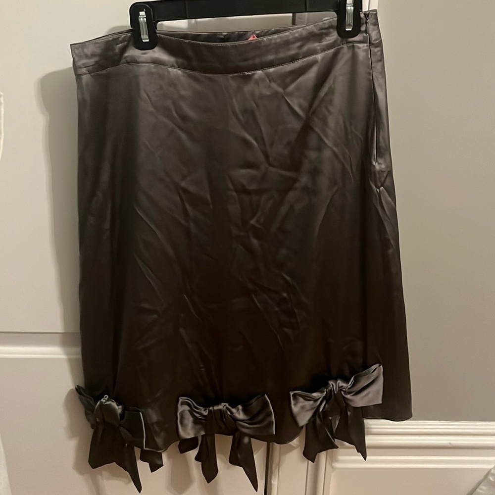 Blumarine - gray skirt with bows